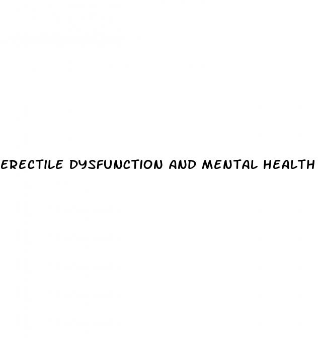 erectile dysfunction and mental health