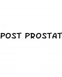 post prostatectomy erectile dysfunction