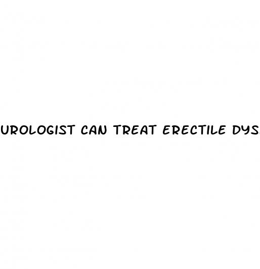 urologist can treat erectile dysfunction