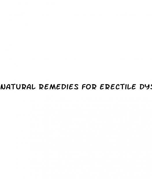 natural remedies for erectile dysfunction after prostate surgery