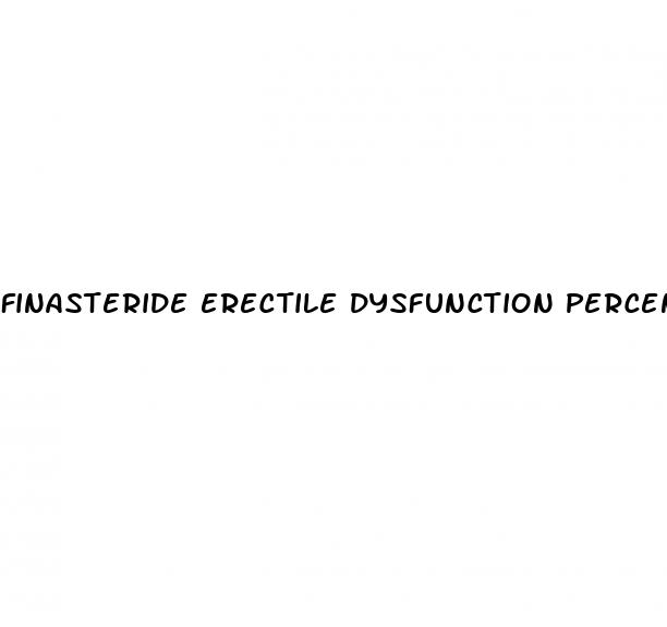 finasteride erectile dysfunction percentage