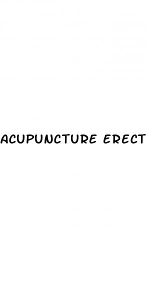 acupuncture erectile dysfunction points