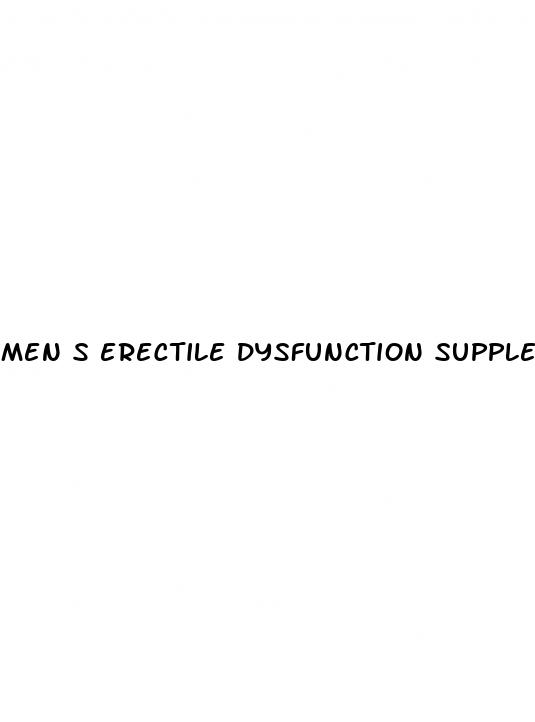 men s erectile dysfunction supplements