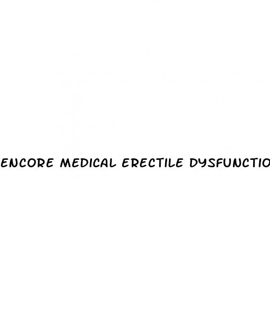 encore medical erectile dysfunction pump