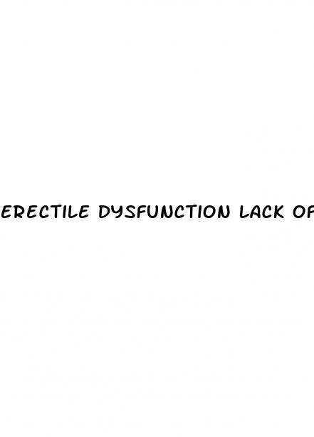 erectile dysfunction lack of sensation