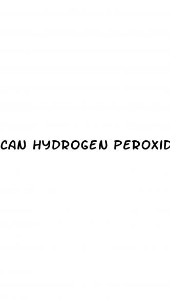 can hydrogen peroxide help erectile dysfunction