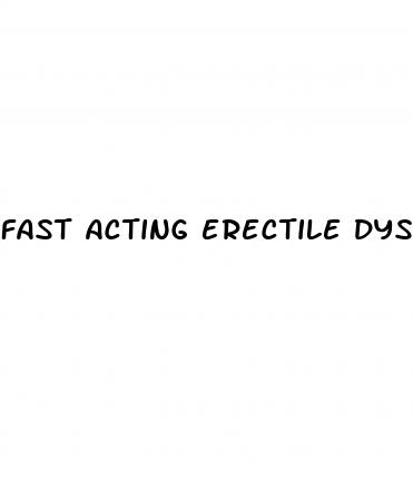 fast acting erectile dysfunction over the counter