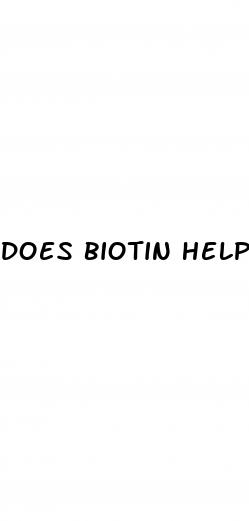 does biotin help with erectile dysfunction