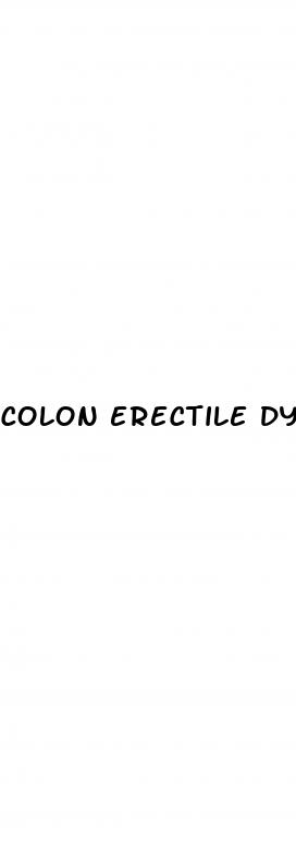 colon erectile dysfunction