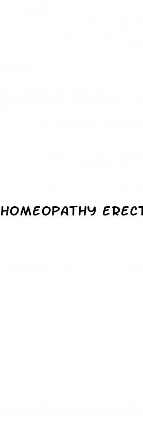 homeopathy erectile dysfunction