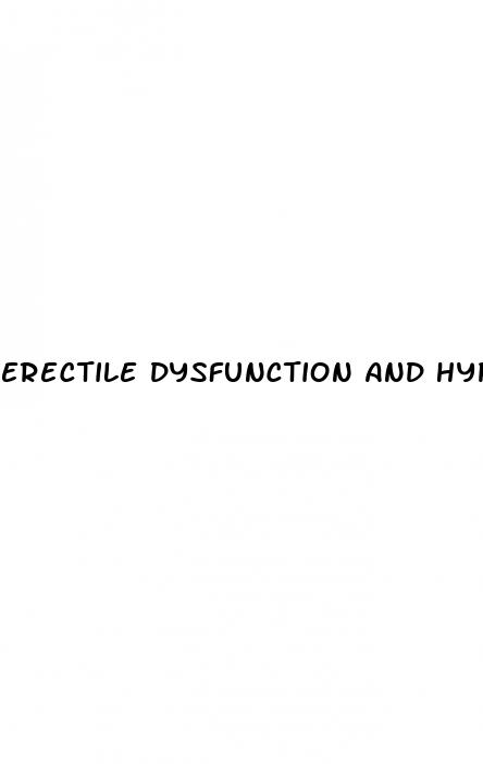 erectile dysfunction and hyperprolactinemia