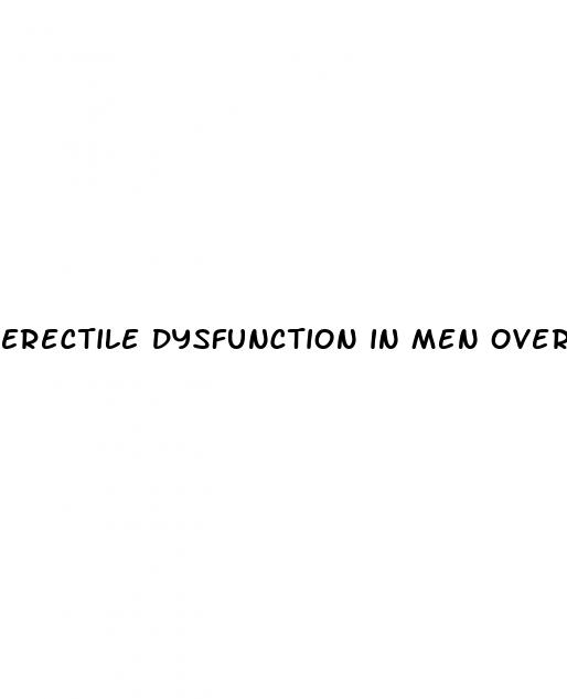 erectile dysfunction in men over 70