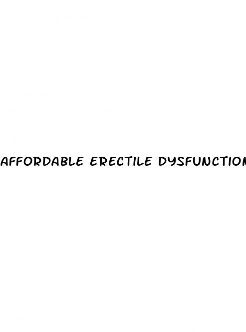 affordable erectile dysfunction medication