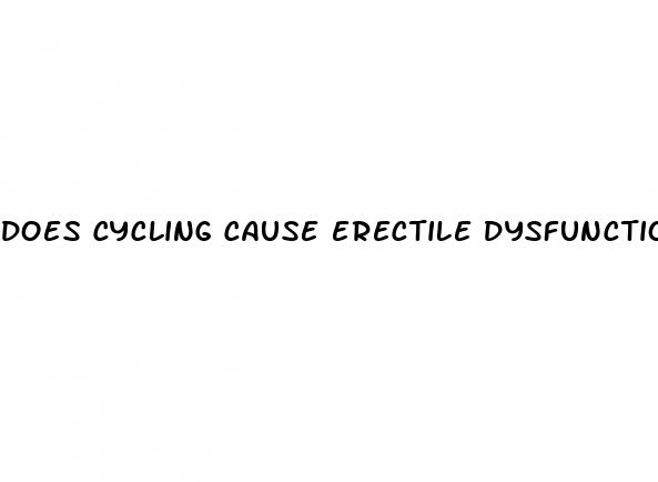 does cycling cause erectile dysfunction reddit