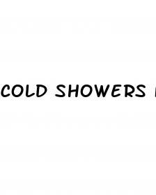 cold showers for erectile dysfunction