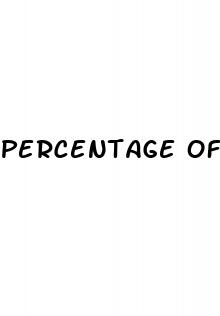 percentage of erectile dysfunction