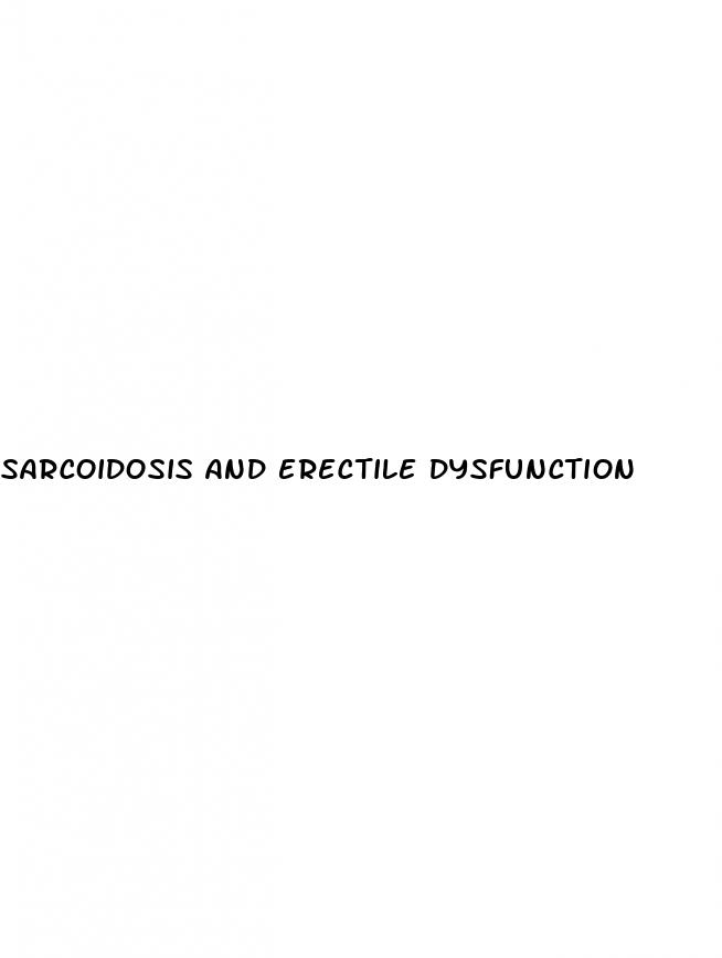 sarcoidosis and erectile dysfunction