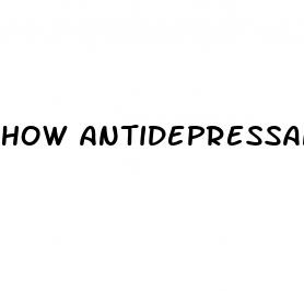 how antidepressants cause erectile dysfunction