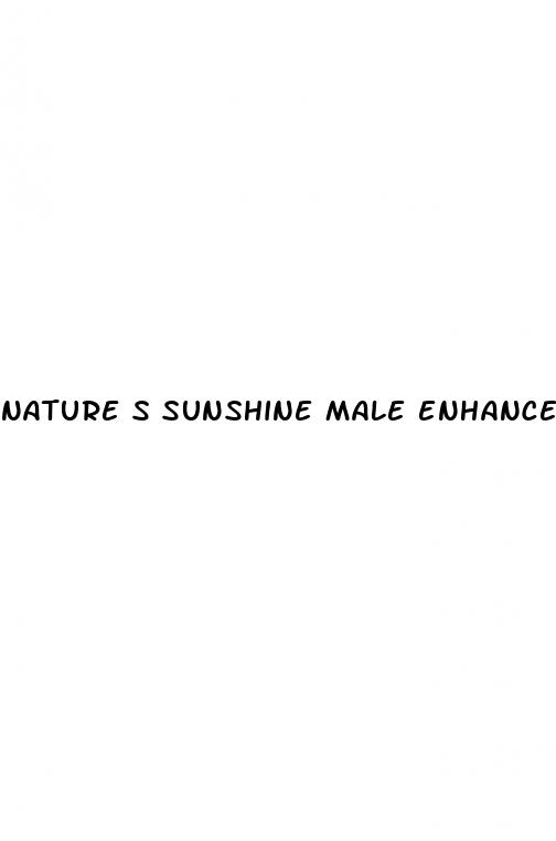 nature s sunshine male enhancement