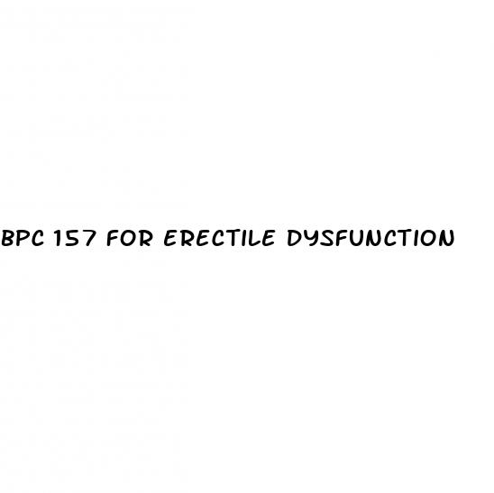 bpc 157 for erectile dysfunction