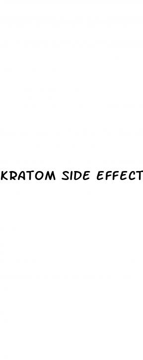 kratom side effects erectile dysfunction