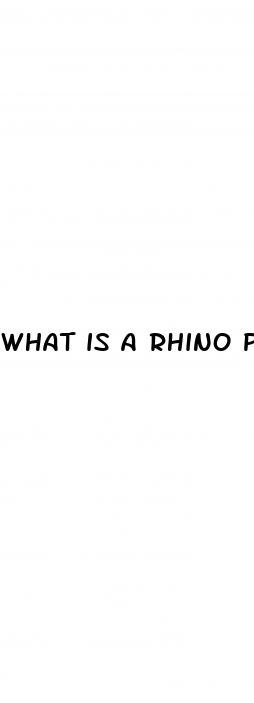 what is a rhino pill used for