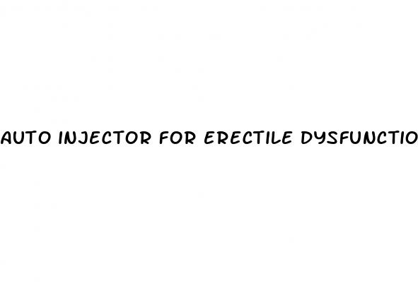 auto injector for erectile dysfunction