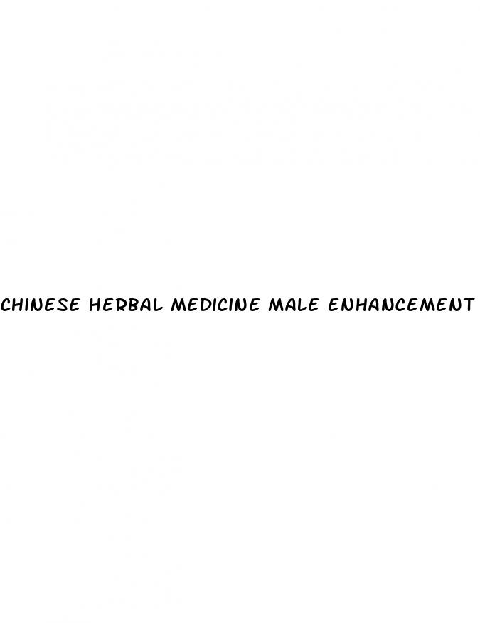 chinese herbal medicine male enhancement