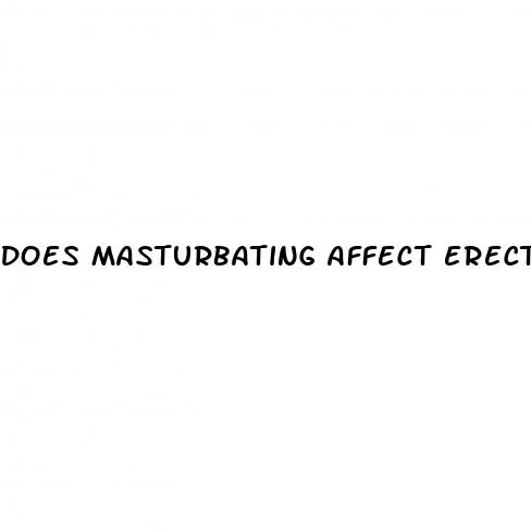 does masturbating affect erectile dysfunction