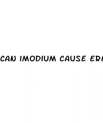 can imodium cause erectile dysfunction