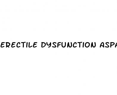 erectile dysfunction aspartic acid