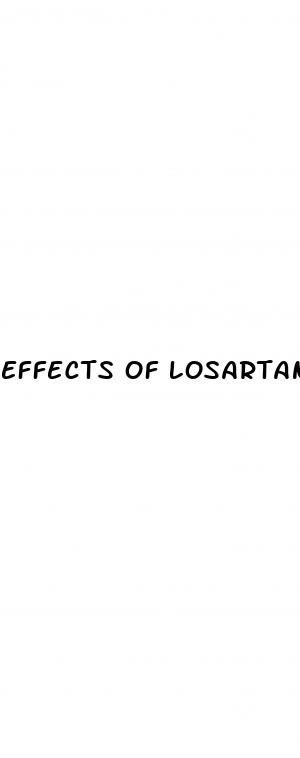 effects of losartan on erectile dysfunction