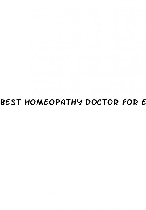 best homeopathy doctor for erectile dysfunction