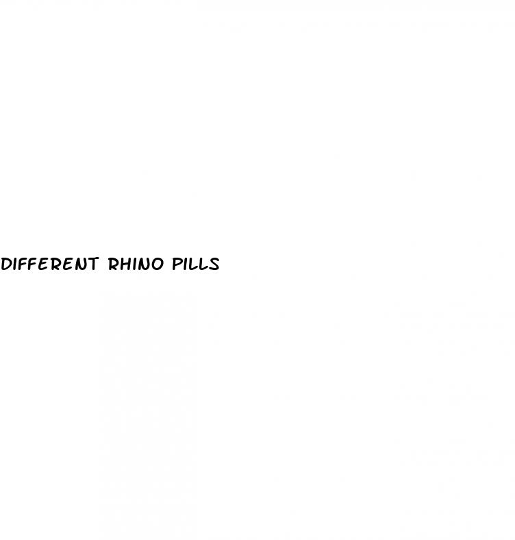 different rhino pills