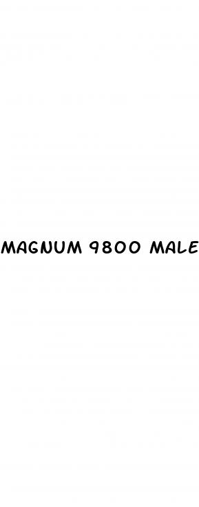 magnum 9800 male enhancement pills