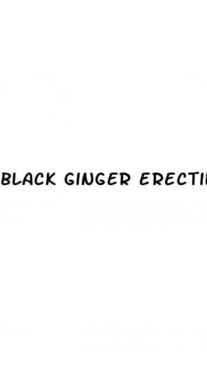 black ginger erectile dysfunction