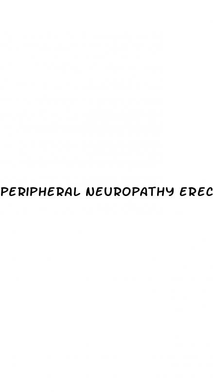 peripheral neuropathy erectile dysfunction treatment