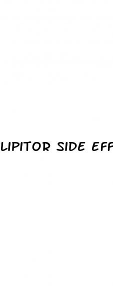 lipitor side effects erectile dysfunction