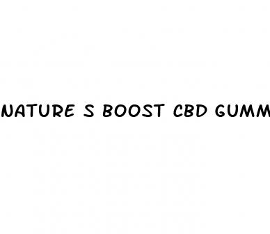 nature s boost cbd gummies for ed reviews