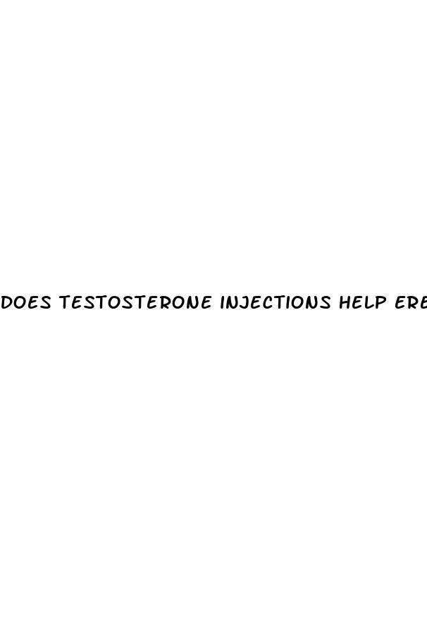 does testosterone injections help erectile dysfunction