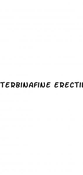 terbinafine erectile dysfunction