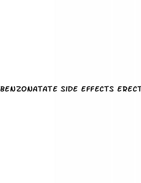 benzonatate side effects erectile dysfunction