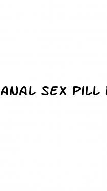 anal sex pill blood flow