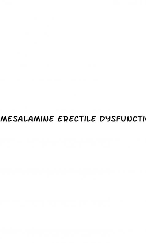 mesalamine erectile dysfunction