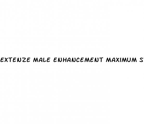 extenze male enhancement maximum strength extended release reviews