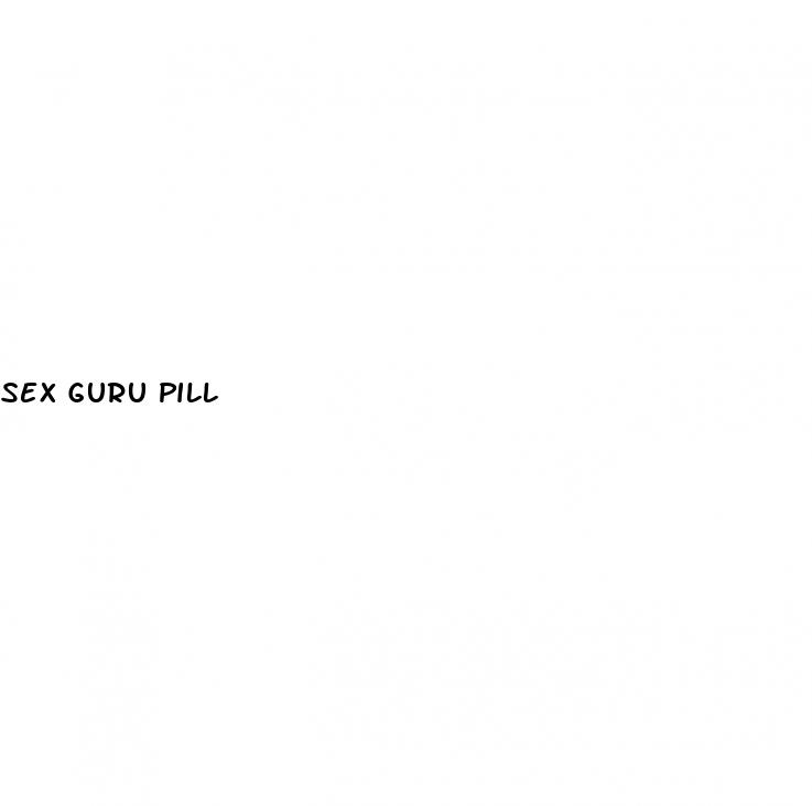 sex guru pill