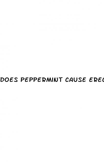 does peppermint cause erectile dysfunction