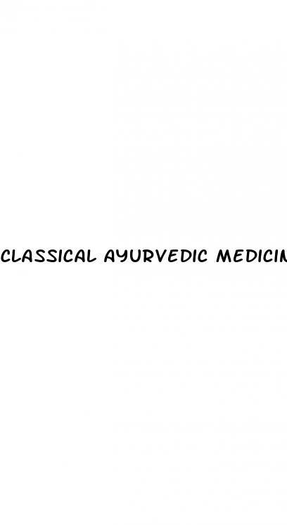 classical ayurvedic medicines for erectile dysfunction