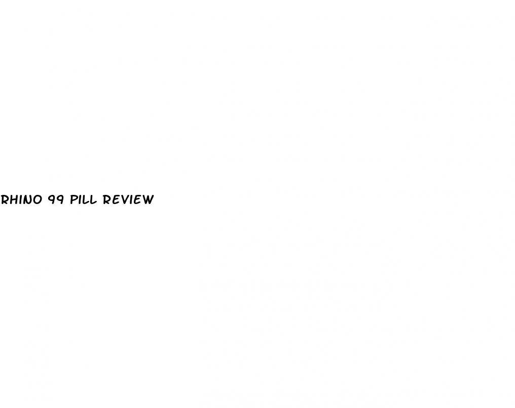 rhino 99 pill review