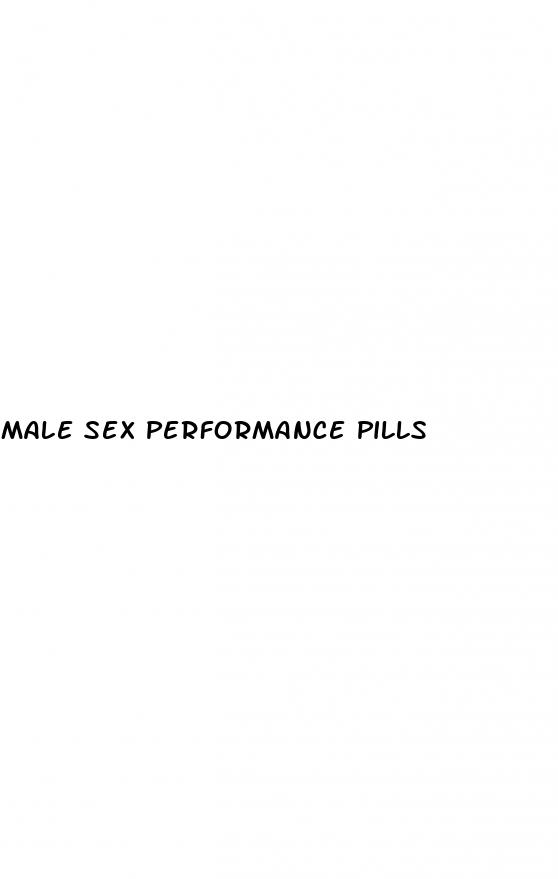 male sex performance pills